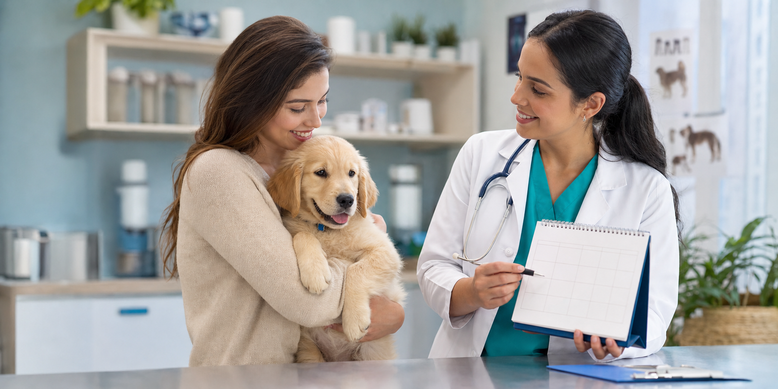 Calendário de vacinas para filhotes de cães: mês a mês