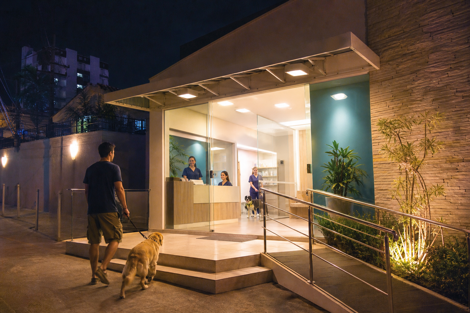 Clínica veterinária 24 horas em Campo Grande: quando cada minuto conta
