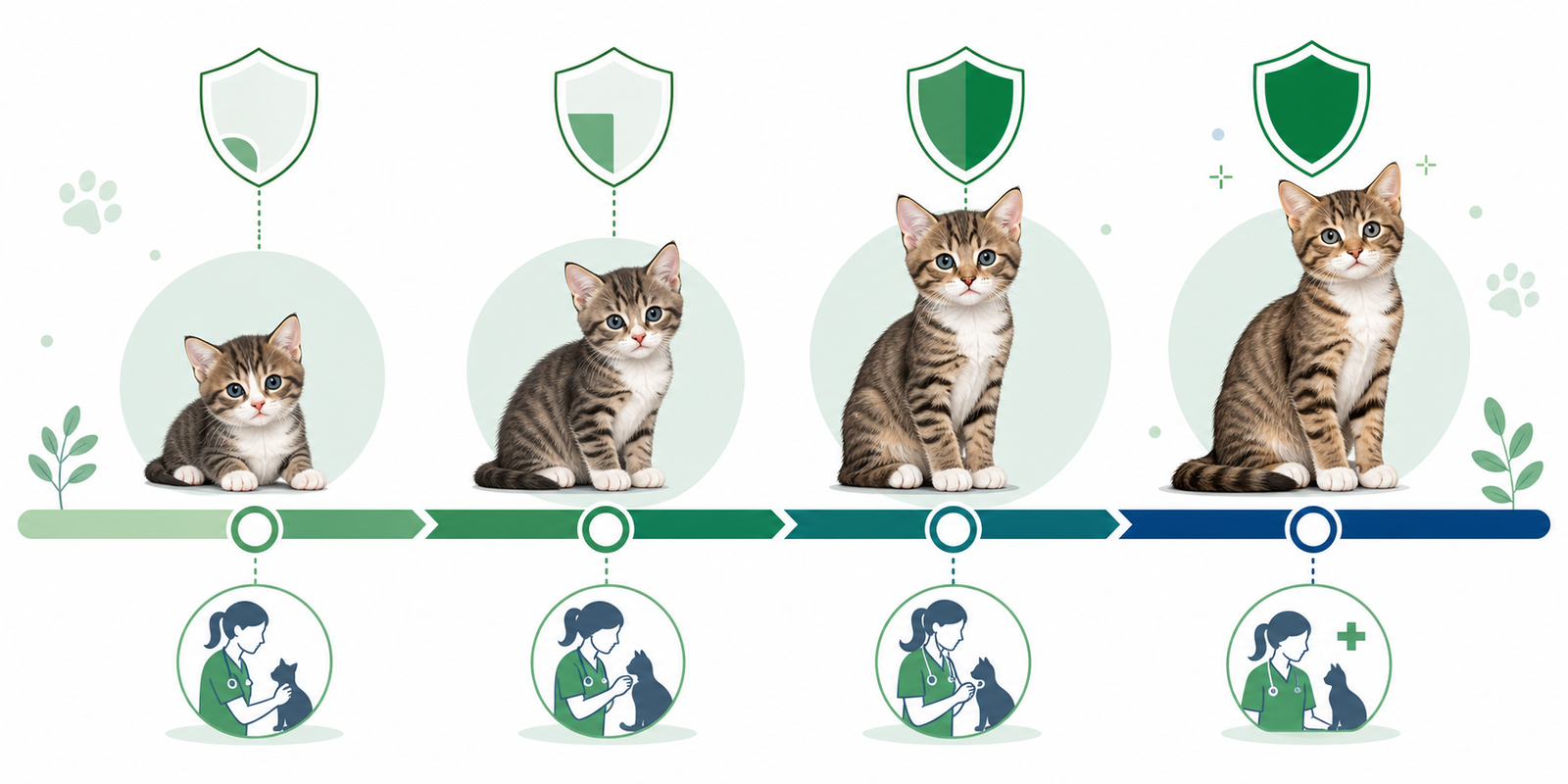 Esquema vacinal de gatos filhotes — detalhe relacionado ao tema do artigo