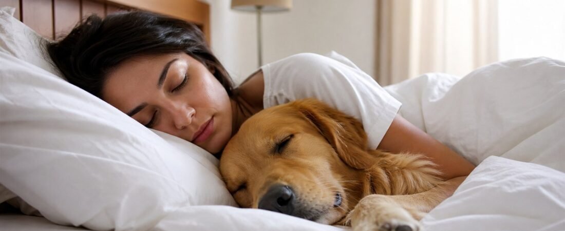 Dormir com o pet na cama: saiba os riscos e benefícios segundo a ciência