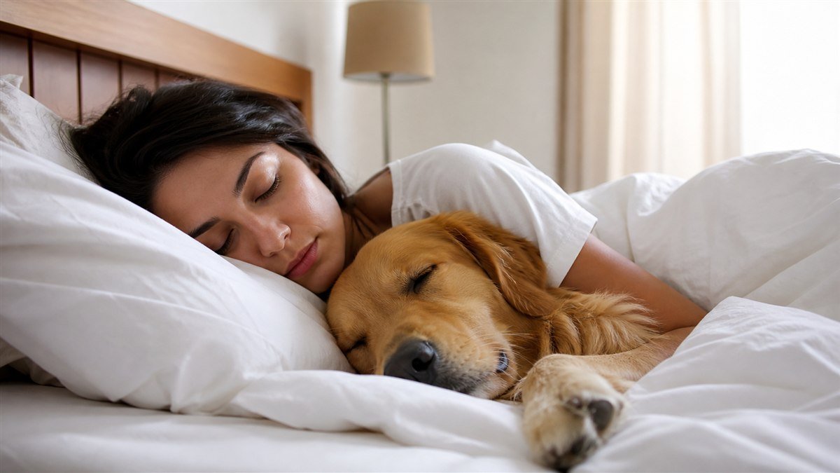 Dormir com o pet na cama: saiba os riscos e benefícios segundo a ciência