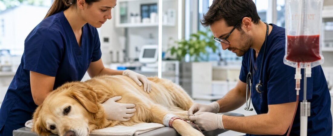 🩸 Transfusão Sanguínea em Cães e Gatos: Quando é Necessária, Riscos e Cuidados Essenciais