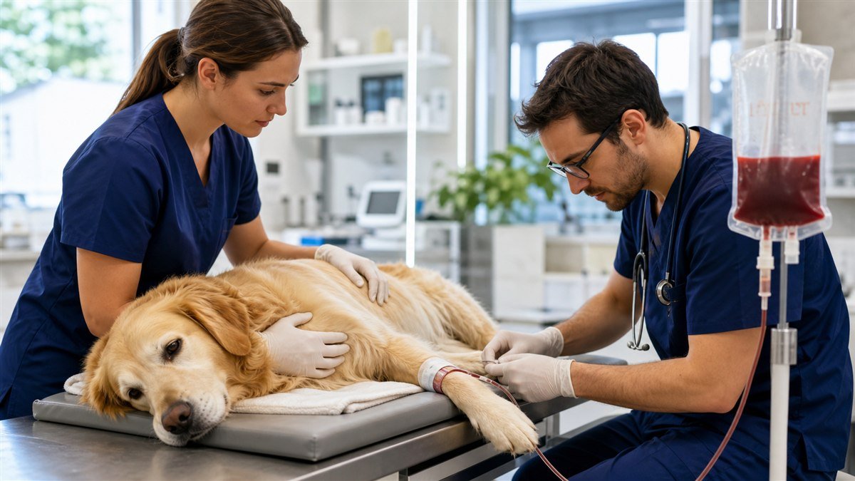 🩸 Transfusão Sanguínea em Cães e Gatos: Quando é Necessária, Riscos e Cuidados Essenciais