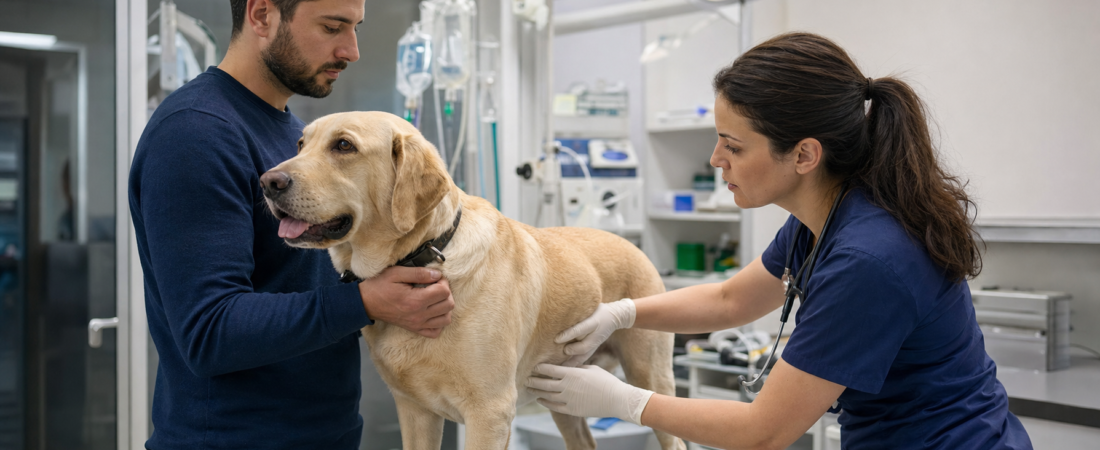 Torção gástrica em cães: sinais que não podem esperar